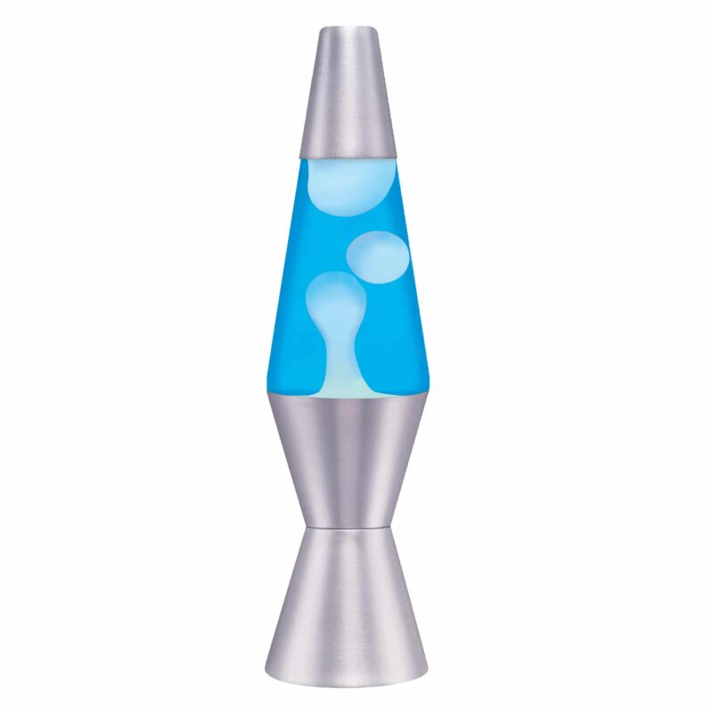 11.5″ LAVA Lamp – White/Blue/Silver - US 3596