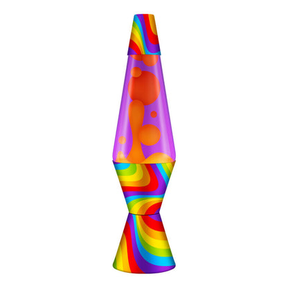 14.5″ Lava Lamp Flowing Color Bands - US 6234