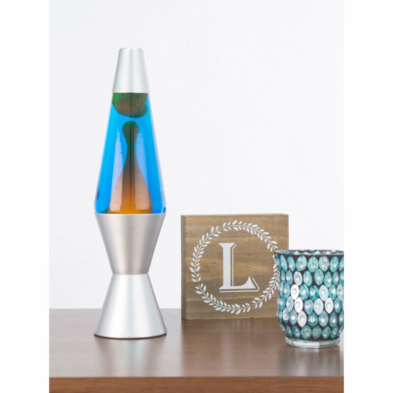 14.5” LAVA Lamp – Orange/Blue/Silver