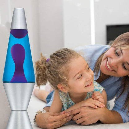 14.5″ LAVA Lamp – Purple/Blue/Silver