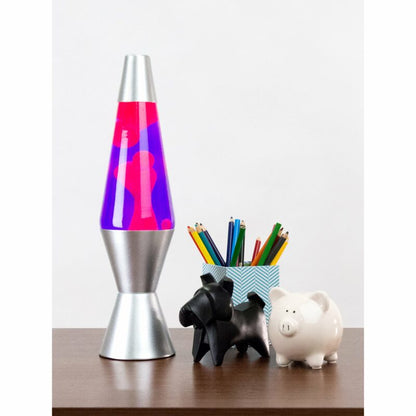 14.5” LAVA Lamp – Pink/Purple/Silver