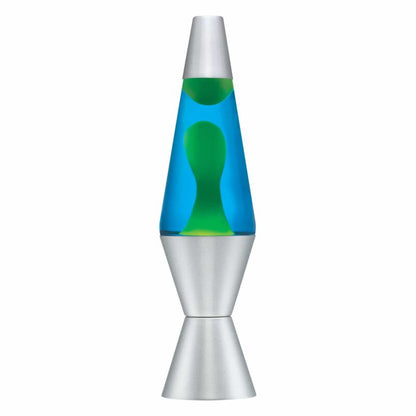 14.5” LAVA Lamp – Yellow/Blue/Silver - US 8157