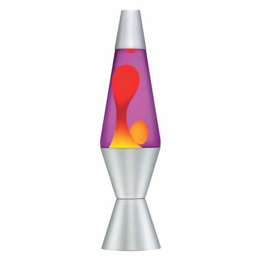 14.5” LAVA Lamp – Yellow/Purple/Silver - US 2445