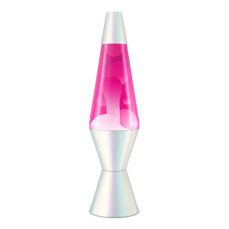 14.5″ Lava Lamp Opalescent Pearl