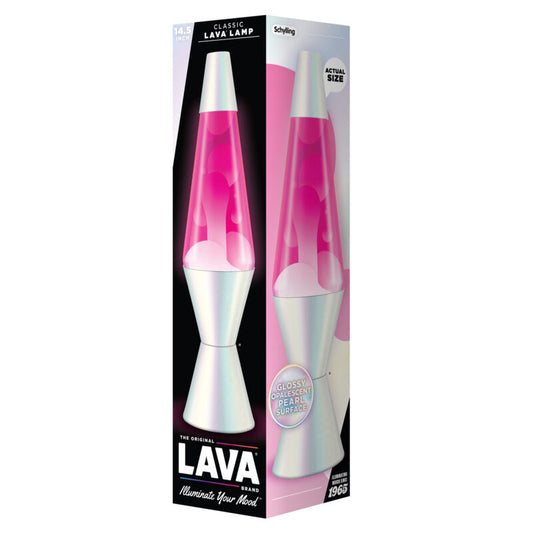 14.5″ Lava Lamp Opalescent Pearl - US 1996