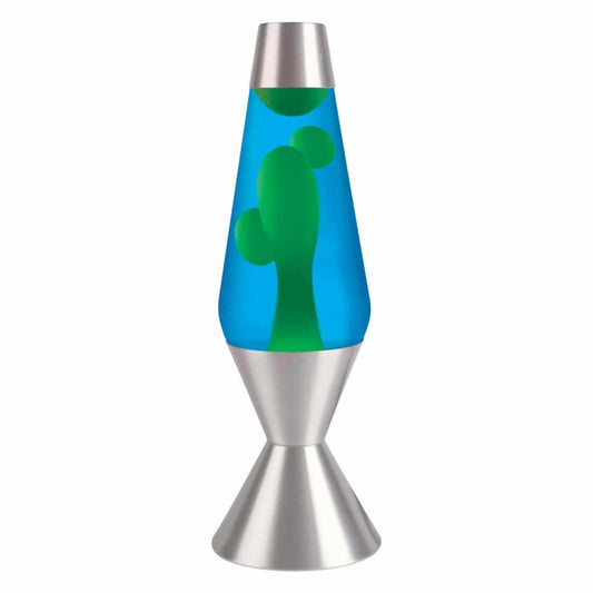 16.3″ LAVA Lamp – Yellow/Blue/Silver - US 5643
