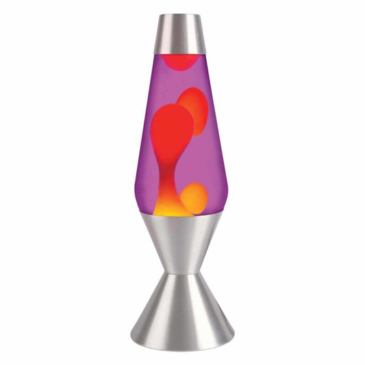16.3″ LAVA Lamp – Yellow/Purple/Silver - US 1416