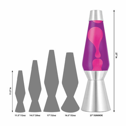 27″ LAVA Lamp Grande – Pink/Purple/Silver