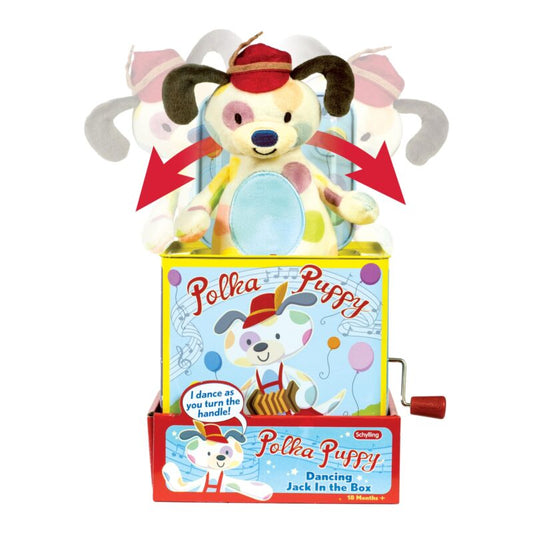 Polka Puppy Jack in the Box - US 5370