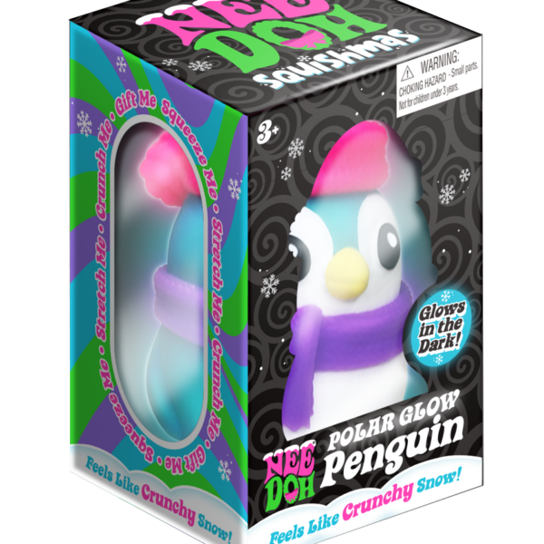 NeeDoh Polar Glow Penguin