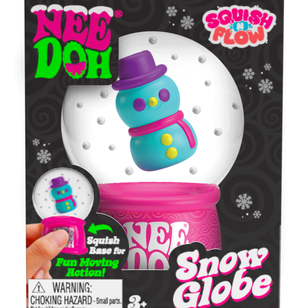 NeeDoh Squish N Flow Snow Globe