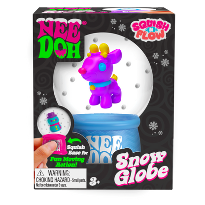 NeeDoh Squish N Flow Snow Globe