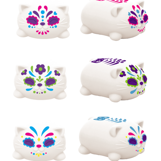 NeeDoh Sugar Skull Cats - US 3406